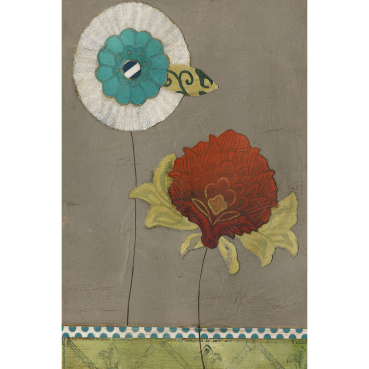Marlow Home Co. Petal Patterns VII by June Erica Vess Wrapped Canvas